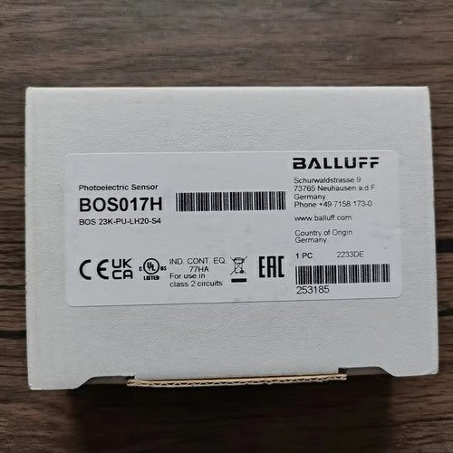 BALLUFF BOS 23K-PU-LH20-S4 BOS017H Photoelectric Sensor One