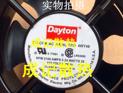 1pcs Dayton 4WT46 AC115V 0.24A 12CM 12038 Cooling Fan