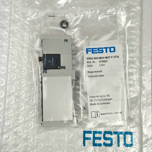 Festo VUVG-B10-M52-MZT-F-1T1L Solenoid Valve One VUVGB10M52MZTF1T1L