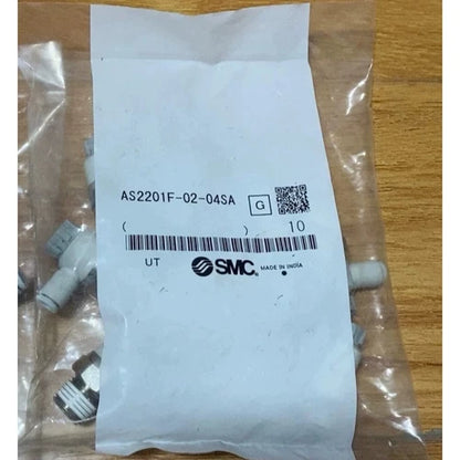 10PCS  SMC AS2201F-02-04SA Throttle Valve AS2201F0204SA Free Shipping