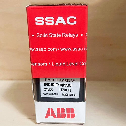 1PC ABB TRB24D10Y10 type time relay ping