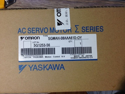 Yaskawa SGMAH-08AAA61D-OY Servo Motor 1PC ping SGMAH08AAA61DOY