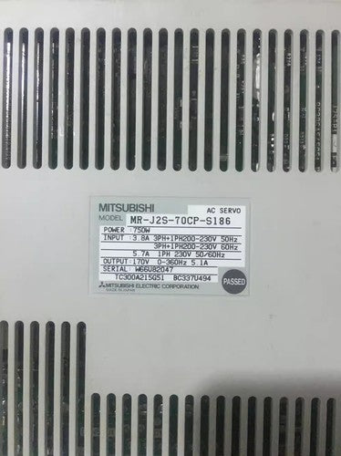 1PC Mitsubishi MR-J2S-70CP-S186 Servo Drive MRJ2S70CPS186 ping