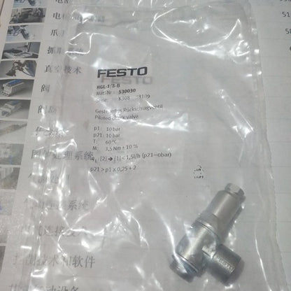 Festo HGL-1/8-B 530030 Check Valve One Free Shipping HGL1/8B