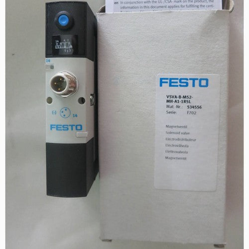 Festo VSVA-B-M52-MH-A1-1R5L 534556 Solenoid Valve One Free Shipping
