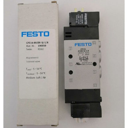 Festo CPE14-M1BH-5J-1/8 196939 Solenoid Valve One CPE14M1BH5J1/8