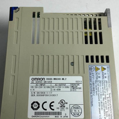 Omron R88D-WN04H-ML2 Servo Driver 1PC ping R88DWN04HML2
