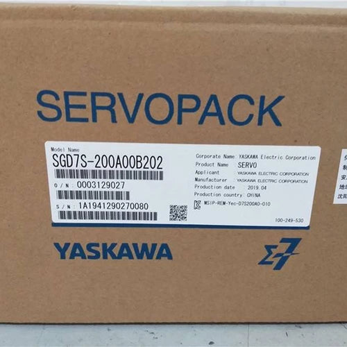 Yaskawa SGD7S-200A00B202 Servo Driver 1PC ping