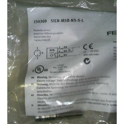 Festo SIEN-M5B-NS-S-L Proximity Sensor Switch Free Shipping One SIENM5BNSSL