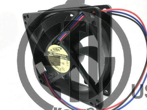 1PC ADDA AD0912UB-A73GL 12V 0.39A 9CM 9025 3-wire chassis cooling fan