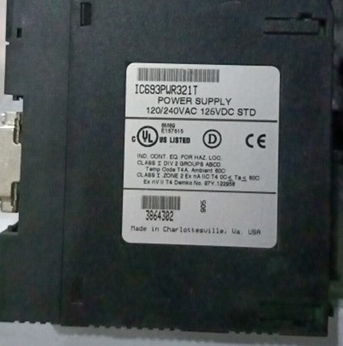 Fanuc IC693PWR321T Power Supply One ping