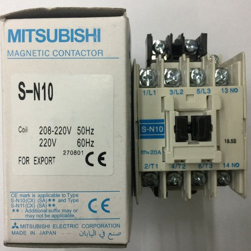 Mitsubishi S-N10 AC220V Contactor SN10 1PC Free Shipping