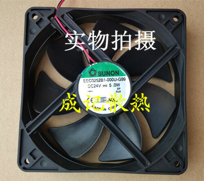 1pcs  SUNON EEC0252B1-000U-G99 24V 5W 12025 12CM inverter fan