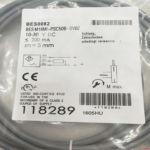 BALLUFF BES M18MI-PSC50B-BV02 Proximity switch sensor One Free Shipping