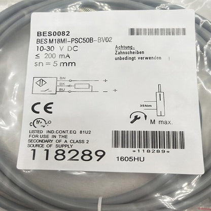 BALLUFF BES M18MI-PSC50B-BV02 Proximity switch sensor One Free Shipping