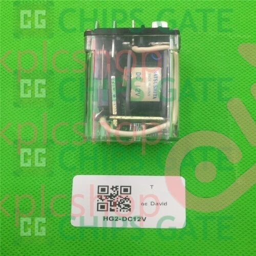 1PCS HG2-DC12V DIP HG Series 20A DPDT 12 VDC Plug-In General Purpose Cube Powe
