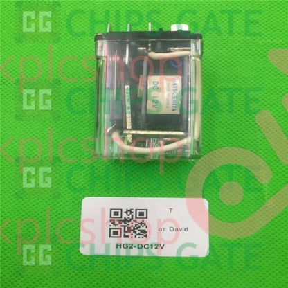 1PCS HG2-DC12V DIP HG Series 20A DPDT 12 VDC Plug-In General Purpose Cube Powe
