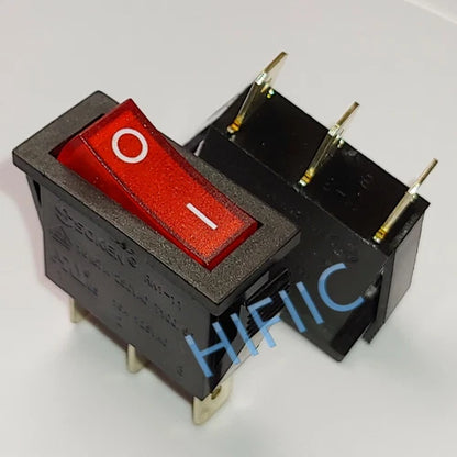 1PC SOKEN RK1-11 Rocker Switch Red Lamp 16A 125/250VAC 3 Pins 2 Positions #ke