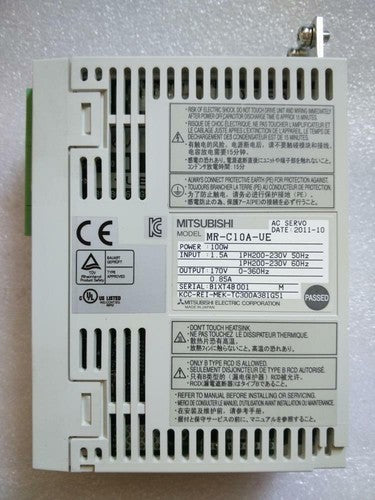 Mitsubishi MR-C10A-UE Servo Drive One ping MRC10AUE