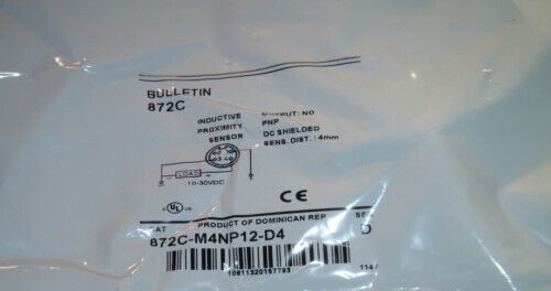 AB Allen Bradley 872c-m4np12-d4 Proximity Sensor C2 - ALLEN BRADLEY