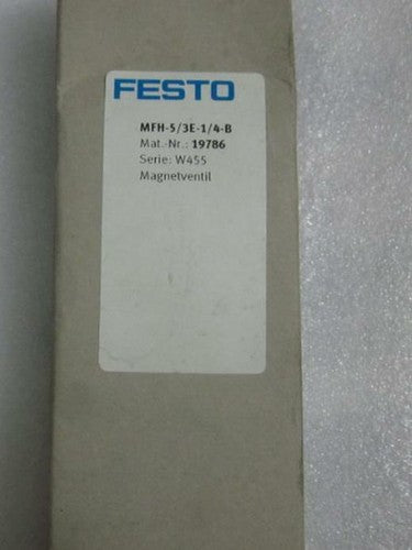 Festo MFH-5/3E-1/4-B 19786 Solenoid Valve One ping