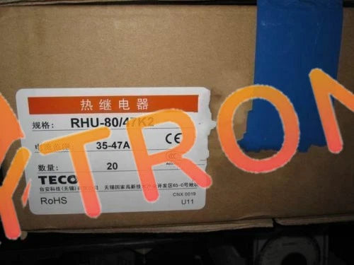1PC For TECO RHU-80/47K2 Thermal Overload Rrelay free shipping