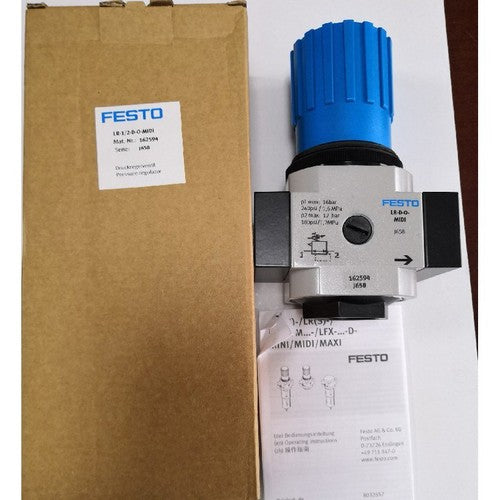 One Festo LR-1/2-D-O-MIDI Pressure Regulator 162594 Free Shipping