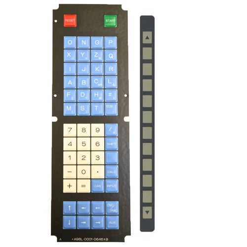 1PC Fanuc A98L-0001-0646#B & A98L-0001-0630 Membrane Keysheet Keypad One