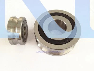 10pcs id 8mm dw 6mm LFR50/8-6NPP U Groove Roller Track Bearing Guide
