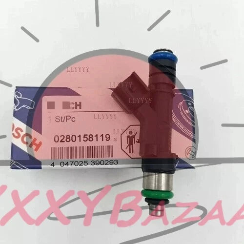 6PCS Fuel Injector 0280158119 Fit for Jeep Wrangler Chrysler 3.3L 3.8L Bosch