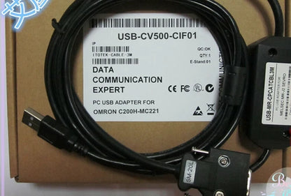 1PC C200H-MC221 USB-CV500-CIF01 Programming Cable 3m