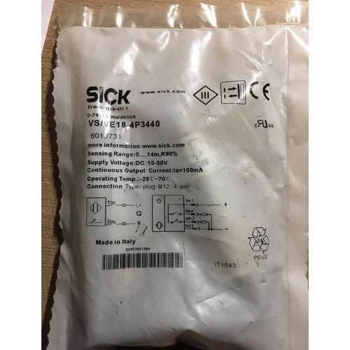 SICK VS/VE18-4P3440 Photoelectric Sensor One Free Shipping VS-VE18-4P3440