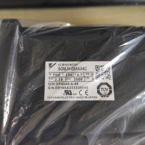 Yaskawa SGMJV-08AAA6C Servo Motor 1PC ping SGMJV08AAA6C