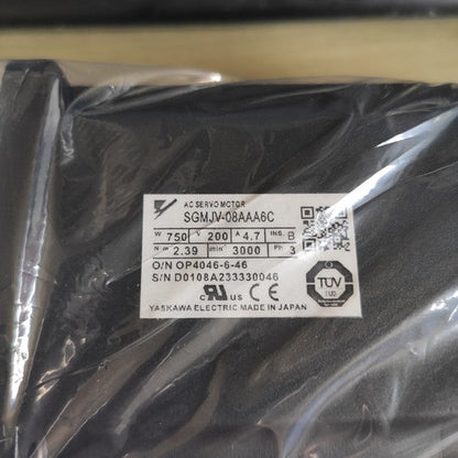 Yaskawa SGMJV-08AAA6C Servo Motor 1PC ping SGMJV08AAA6C