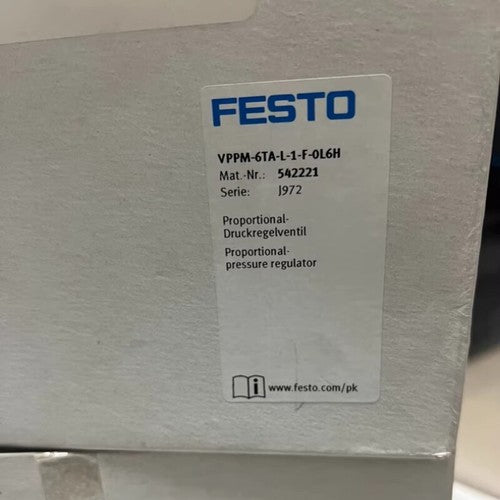 One Festo VPPM-6TA-L-1-F-0L6H 542221 Proportional Valve ping