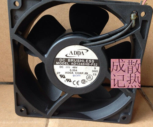 1pcs ADDA AD1248HB-F52 12038 48V 0.2A industrial control inverter cooling fan