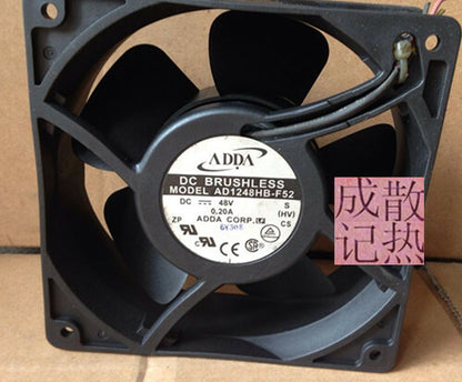 1pcs ADDA AD1248HB-F52 12038 48V 0.2A industrial control inverter cooling fan