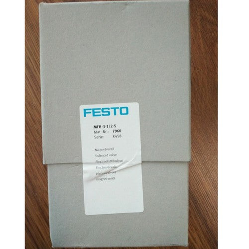 Festo MFH-3-1/2-S 7960 Solenoid Valve One Free Shipping MFH31/2S