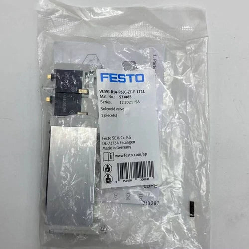 Festo VUVG-B14-P53C-ZT-F-1T1L 573485 Solenoid Valve One VUVGB14P53CZTF1T1L
