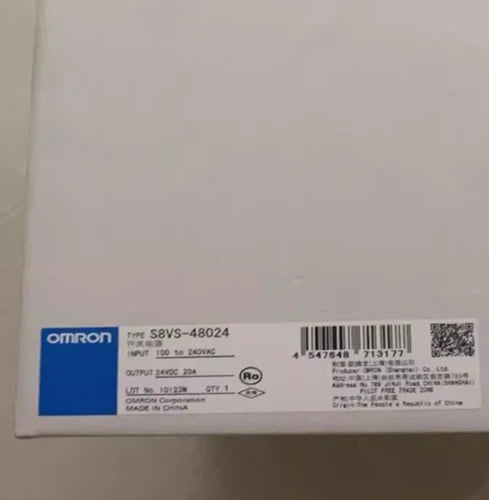 Omron S8VS-48024 Switching Power Supply One S8VS48024 ping