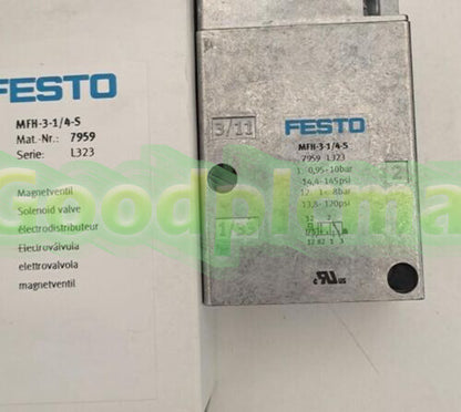 FESTO MFH-3-1/4-S 7959 Solenoid Valve 1Pcs/