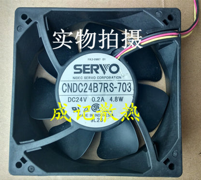 1pcs  Servo CNDC24B7R-703 DC24V 0.2A 4.8W inverter fan