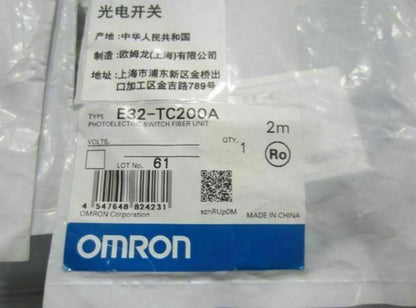 Omron E32-TC200A Photoelectric Switch Fiber Unit E32TC200A One Free Shipping