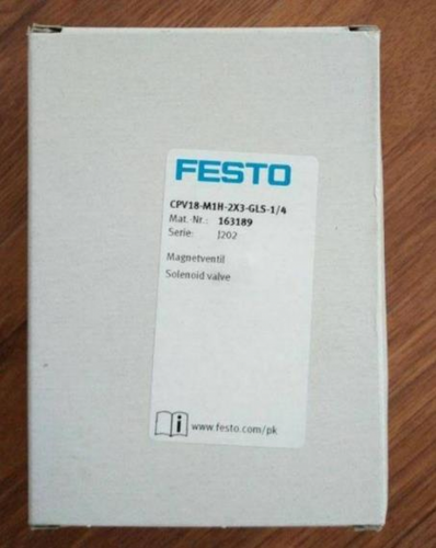 Festo CPV18-M1H-2X3-GLS-1/4 163189 Solenoid Valve One CPV18M1H2X3GLS1/4