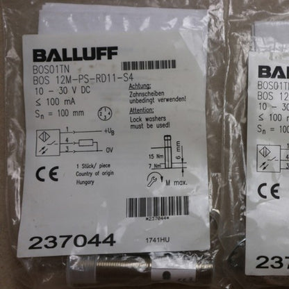 BALLUFF BOS 12M-PS-RD11-S4 Photoelectric Switch One Free Shipping
