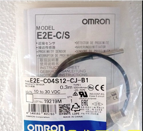1PC Omron E2E-C04S12-CJ-B1 Proximity Sensor E2EC04S12CJB1 Free Shipping