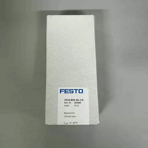 Festo CPE24-M1H-3GL-3/8 163165 Solenoid Valve One CPE24M1H3GL3/8