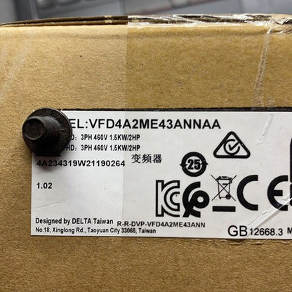 1PC Delta VFD4A2ME43ANNAA ME300 Series Inverter ping