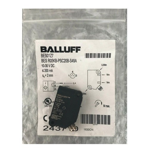 BALLUFF BES R05KB-PSC20B-S49A BES01Z7 Proximity Switch One Free Shipping