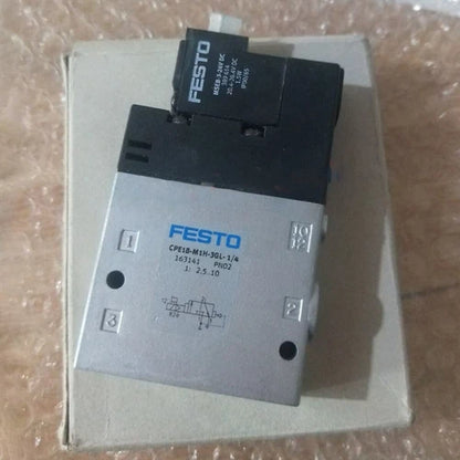 Festo CPE18-M1H-3GL-1/4 163141 Solenoid Valve One CPE18M1H3GL1/4